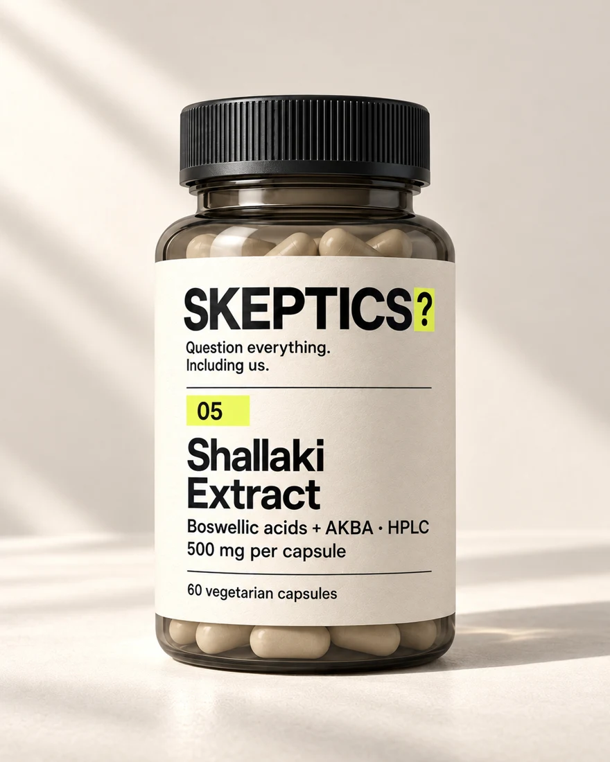 Shallaki Extract bottle, 60 capsules